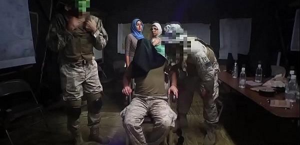  Arab sluts sneak into a military base